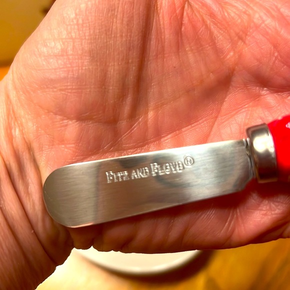 Fitz and Floyd snowman dip plate + spreader - Picture 6 of 12